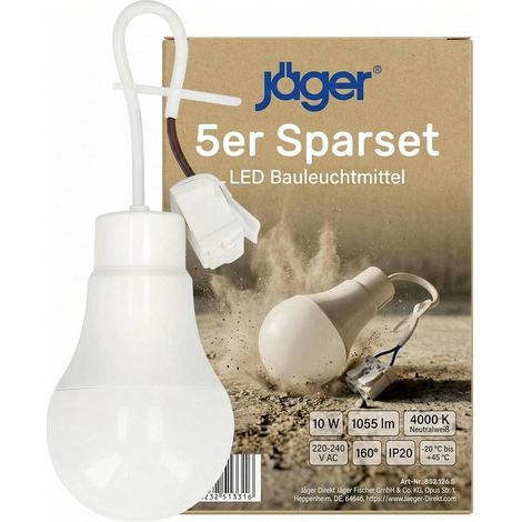 Jäger Direkt Lampe de chantier 852.126.5 5 pc(s) (1/4)