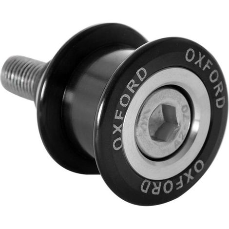 Galets de guidage Oxford Spinners Premium (glissières) vissés sur le bras oscillant M6x1 avec roulement, noirs