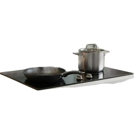 Dosseret en verre, 80 x 40 cm, matériau trempé, surface lisse, design moderne, facile à installer (1/5)