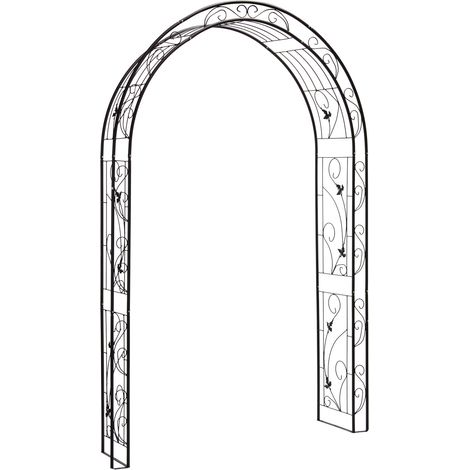 Rosenbogen Rosenspalier Torbogen Bologna Rankbogen Rankhilfe 145x38x225 cm (1/5)