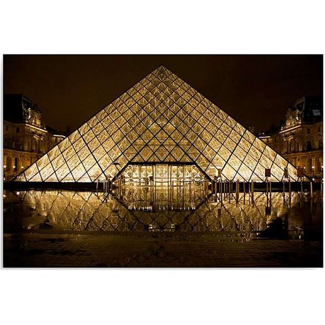 Tableau pyramide du louvre 2 - 120 x 80 cm (1/5)