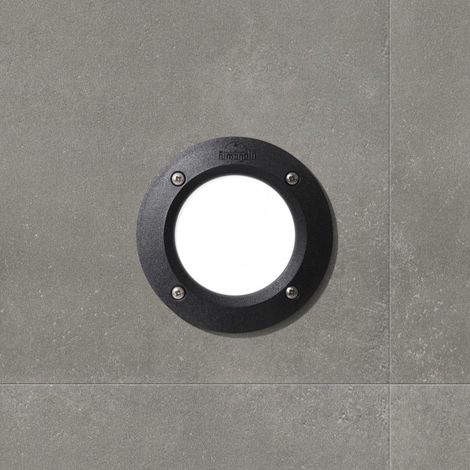 FARETTI DA INCASSO PER ESTERNO FUMAGALLI LETI 100 ROUND NERO OPALE LED GX53 3W CCT SET 2C1000000AYG1K (1/4)