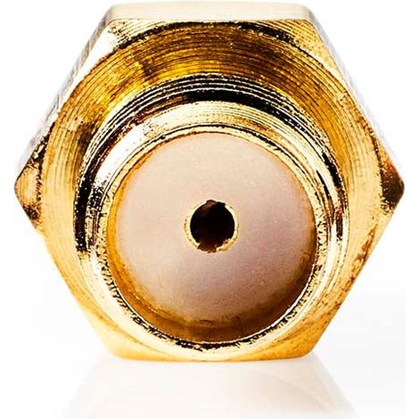 Adaptador SMA  Polaridad inversa femenina SMA  SMA hembra  Chapado en oro  50 Ohm  Recto  Cobre  Oro  2 uds.  Caja