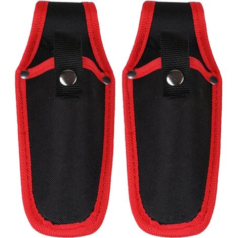 Étuis pour sécateurs Portable Design, lot de 2, en toile noire, (1/5)
