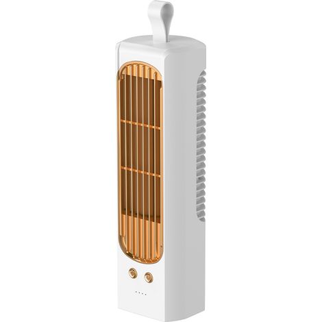 Ventilateur tour silencieux, 3 W, 2000 mAh, oscillation à 90° - Convient -Blanc (1/5)