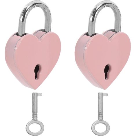 petits cadenas en forme de cœur cadenas romantiques et
