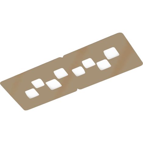 Plafonnier Bilbao P/G - Plafonnier En Métal Et Méthacrylate Tortora 8X8W Gx53 - Gea Luce (1/3)