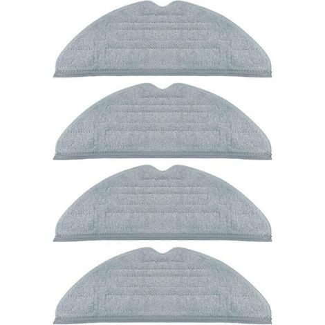 Lot de 4 lingettes de nettoyage à double vibration pour robot aspirateur-laveur Roborock S8, S8 Plus, S8+, S8 Pro, Ultra et G20. (1/5)
