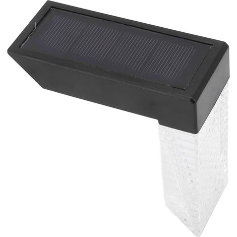 LED-Solar-Stufenleuchte, L-förmig, warme RGB-Farbtemperatur, IP65 wasserdicht, Solar-Terrassenleuchte (1/5)
