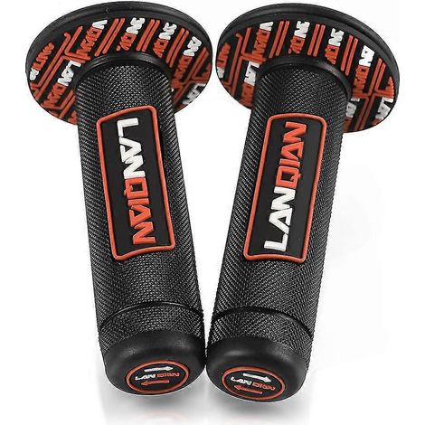 Poignées de guidon, leviers de frein et d'embrayage pour moto tout-terrain Kawasaki KX450F (2006-2012) - Rouge (1/5)