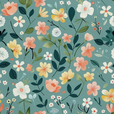 Decoffe exterior Oxford - Motiv Frühling I DX7368 (1/5)