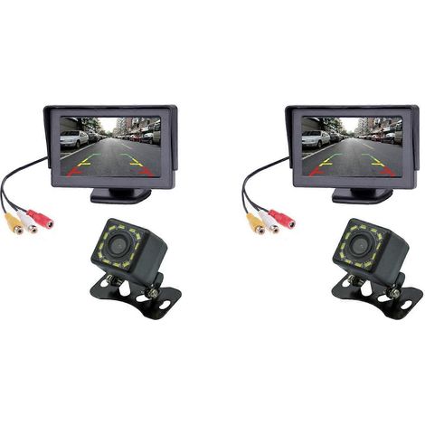 2x Rückfahrkamera für Autos, Einparkhilfe, 4,3-Zoll-Bildschirm, CST-922 (1/2)