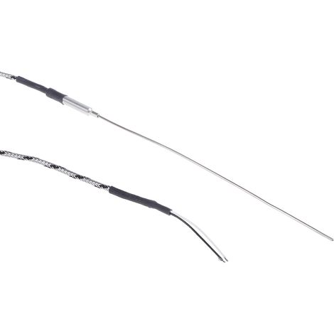 Thermocouple type J Ø 1.5mm, L 150mm, +400°C max à Câble ( Prix pour 1 ) (1/3)