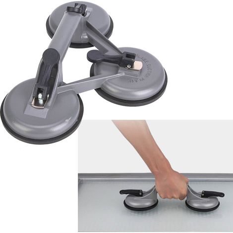 Ventouse à verre robuste en alliage d'aluminium, outil de retrait de carrelage à forte aspiration (1/5)
