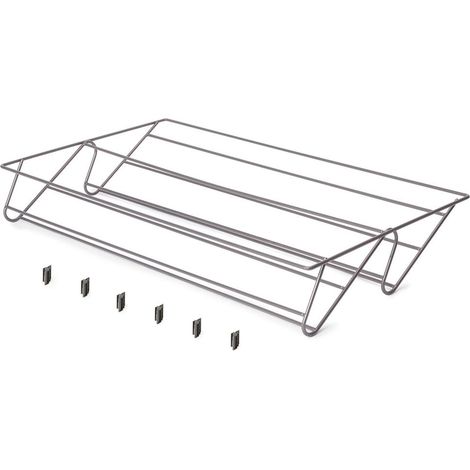 Emuca Quartz cassetto per scarpe finitura titanio 640x420x140 mm