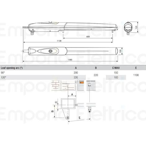 came 2 x motoréducteur axo 24v 001ax5024 ax5024