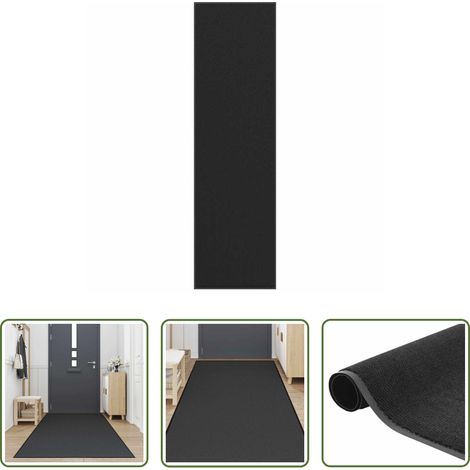 Paillasson antidérapant - Paillasson noir 115x400 cm (1/5)