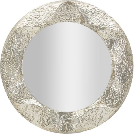 Miroir Rond Design "Argelux" 104cm Argent