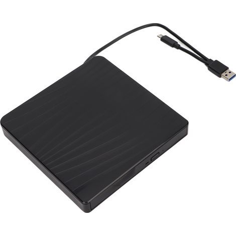 Lecteur DVD Externe Noir USB 3.0 et USB-C Portable Pratique Fiable Graveur CD pour Windows 8 (1/5)