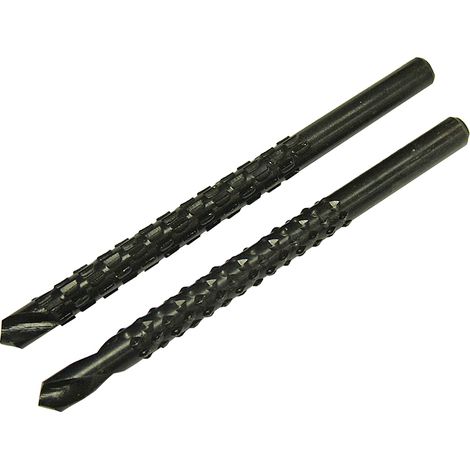 Faithfull Drill Saw Rasp and File Bits Set – 6.5 x 90mm High-Quality Rasp and File Bits for Precision Woodworking and Metalworking