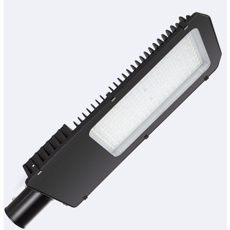 Lampione LED 200W Harlem Chip OSRAM Nero 3000K Bianco Caldo