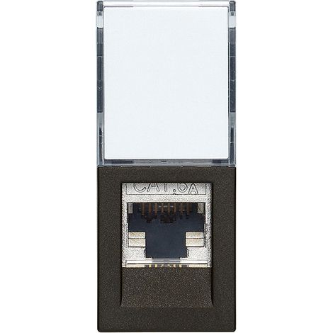 VIMAR - 30339.16G Presa RJ45 Netsafe Cat6A FTP nero