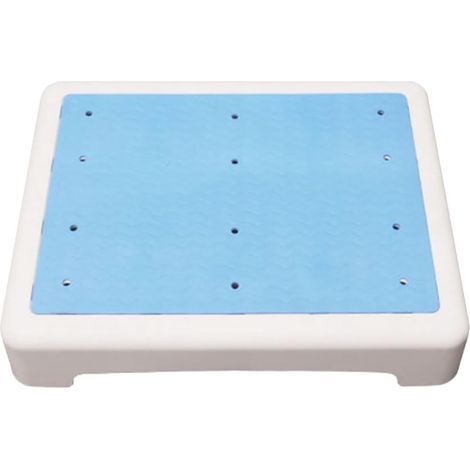 Tabouret de Antidérapant Bleu, Petit Marchepied en Matériau Spécial, Tapis de Bain Sécurisé pour Garçon et Filles et Personnes Âgées, Tabouret Salle de Bain pour Éviter Les Chutes (1/5)
