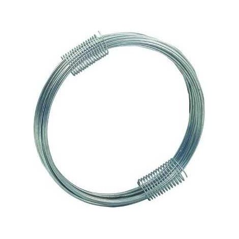 Filo per Fiori Zincato Cotto 20 Matassine Mm.0,40 N.16 Gr.50 (1/2)
