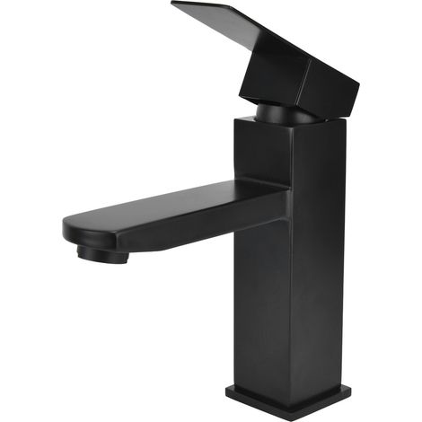 Robinet mitigeur eau chaude/eau froide M32 en acier inoxydable 304 avec long manche pour salle de bain
