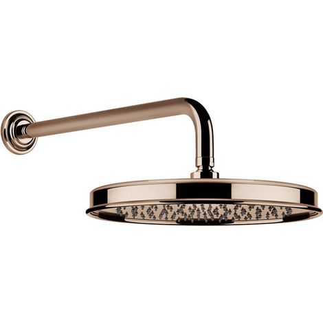 Ducha mural antical Gessi Venti20, D328mm, con articulación y