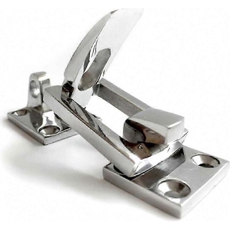 Loquet de trappe de pont de bateau en acier inoxydable 316 de qualité marine, fixation anti-vibrations, quincaillerie marine (1/5)