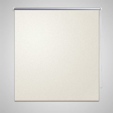 Store enrouleur occultant, Store jour nuit, Rideau occultant Isolant et Thermique 120 x 175 cm crème MAE3641 (1/4)