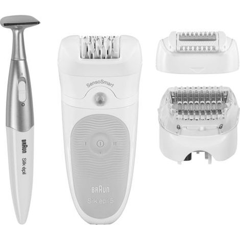 Braun Silk-épil 5-805 SensoSmart Wet & Dry Epilierer weiß"-"183146480 (1/4)