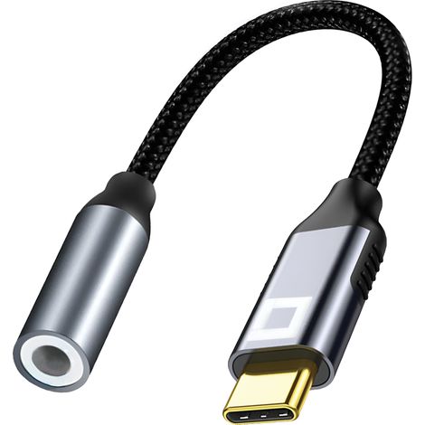 Adaptateur mini jack 3,5 mm USB-C CO2 pour DAC Samsung 128 kHz