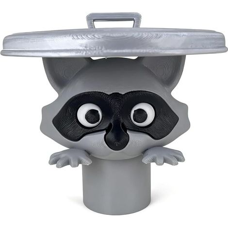 Waschbärförmiger Taschentuchspender (grau) (1/5)