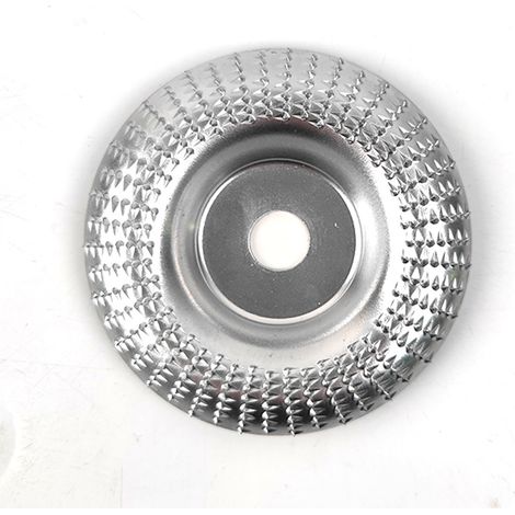 Couleur argent Disque De Sculpture Sur Bois Pour Meuleuse D'Angle 100 Mm X 22 Mm Disque De Meulage De Bois Disques De Meulage En Carbure De Tungstene Pour Faconner, Meuler Et Couper, Adaptes Aux Meule