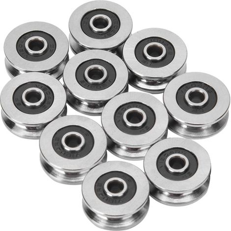 10pcs TV0418 4188mm V Groove Track Roller Bearing Guide Rail Bearing (1/5)