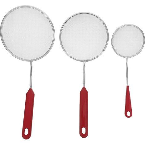 PATKAW Ergonomischer Griff-Schaumschöpfer-Set, 3-teilig, Edelstahl (1/5)