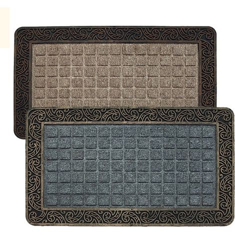 ZERBINO GOMMA+MOQUETTE BANUS - 45 X 75 CM