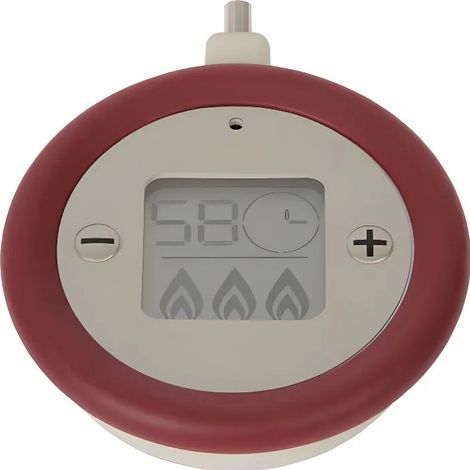 SEB – Minuteur pour autocuiseur Clipso Précision – Déclenchement automatique – Suivi temps de cuisson précis – Non étanche – Rouge et gris métallisé