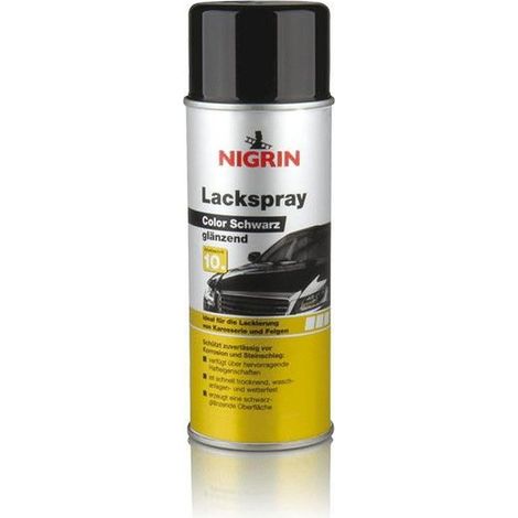 NIGRIN Lackspray Schwarz Glänzend 400ml