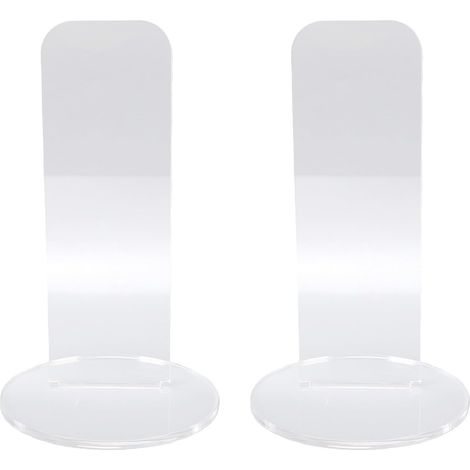 Support Vertical pour de Boxe en Acrylique Transparent, évacue Efficacement la Sueur pour Le Bureau de la Salle de Sport, 4,13x4,13x7,28 Pouces, 2 Supports pour Athlètes (1/4)