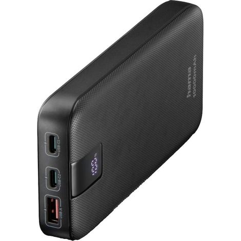Hama PD 10 Powerbank (batterie supplémentaire) 10000 mAh Power Delivery 3.0, Quick Charge 3.0 LiPo anthracite (1/5)