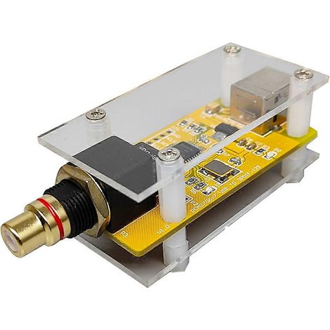 Carte son USB - Convertisseur de signal numérique coaxial RCA PCM2706C pour décodeurs audio et amplificateurs de puissance (1/5)