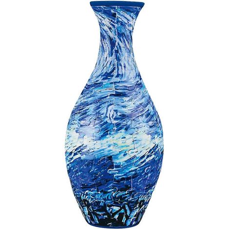 Vases puzzle 3D à faire soi-même pour décorer son salon avec des compositions florales. Décoration intérieure C (1/5)