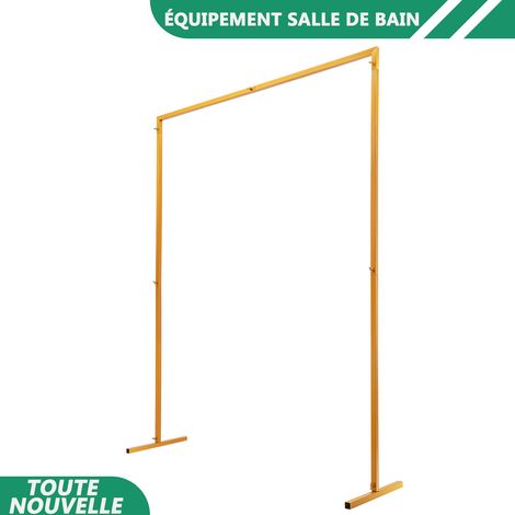WAOBDLA 2x1.5m mariage arc stand carré jardin arc métal étagère mariages fête événement décoration (1/5)