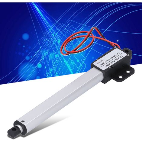 Miniatur-Daumenaktuator (100 mm) mit Flügeln für Haushaltsgeräte, Möbel, Medizintechnik und Automobilindustrie. Elektrischer Daumenmotor. Hub: 100 mm – 4 mm/s – 150 N (1/5)