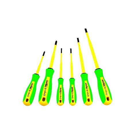 Herramienta del electricista e-robur slim 6 piezas aisladas
