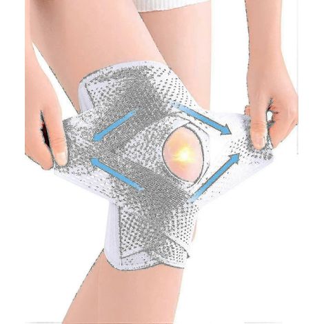 Genouillère pour déchirure du ménisque - Bebetter, 1 genouillère avec stabilisateurs latéraux, respirante (1/5)