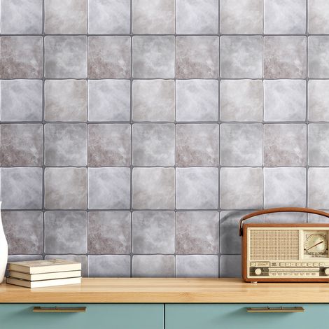 10Pcs Self-Adhesive Wall Tile Stickers (1/5)